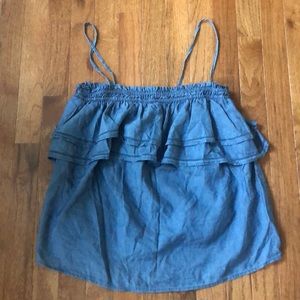 Women’s Size M Chambray Tank from Loft